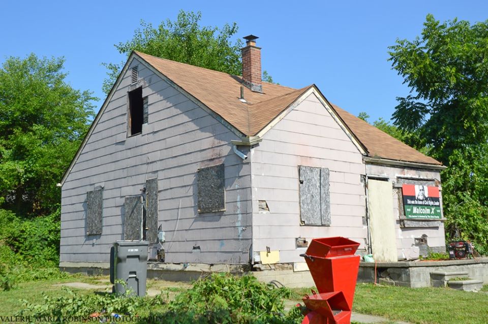 Image of former home of Malcolm X