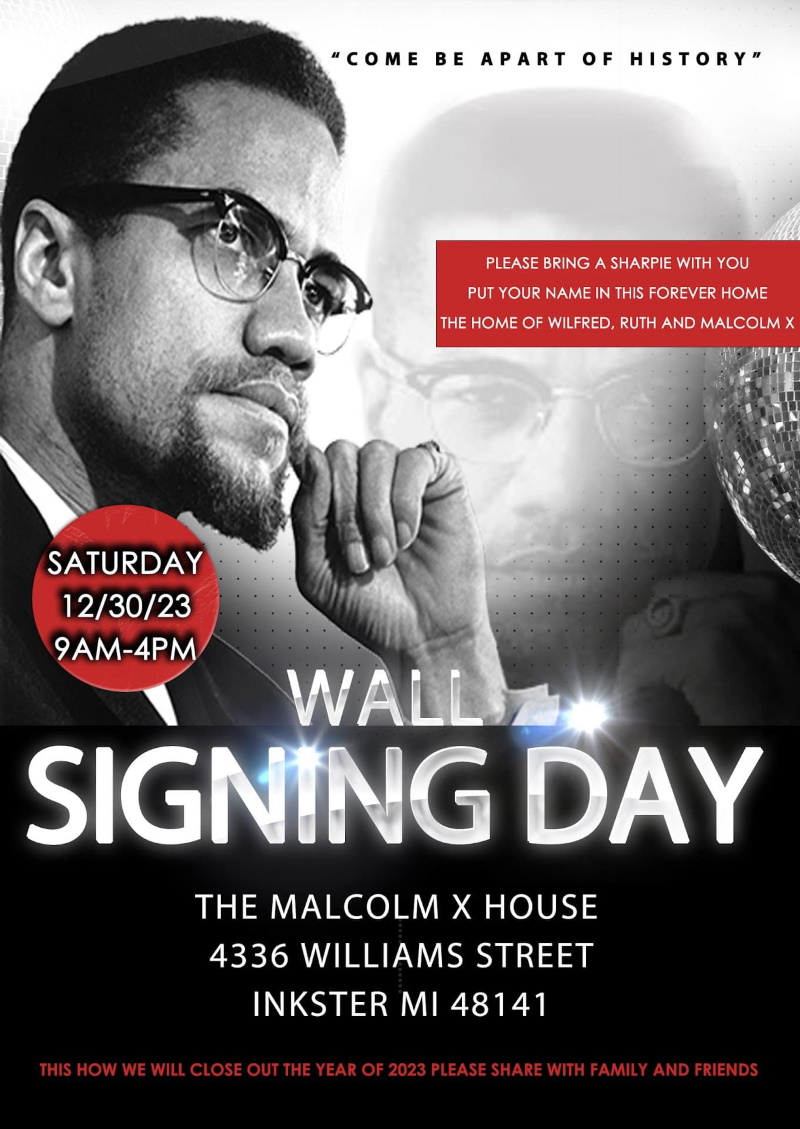 Wall Signing Flyer
